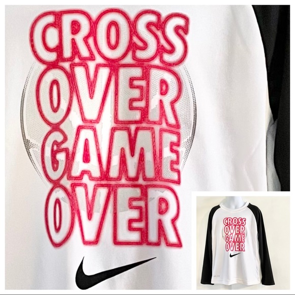 Nike Other - 🆕Boy’s Nike Dri-Fit CROSS OVER GAME OVER Raglan